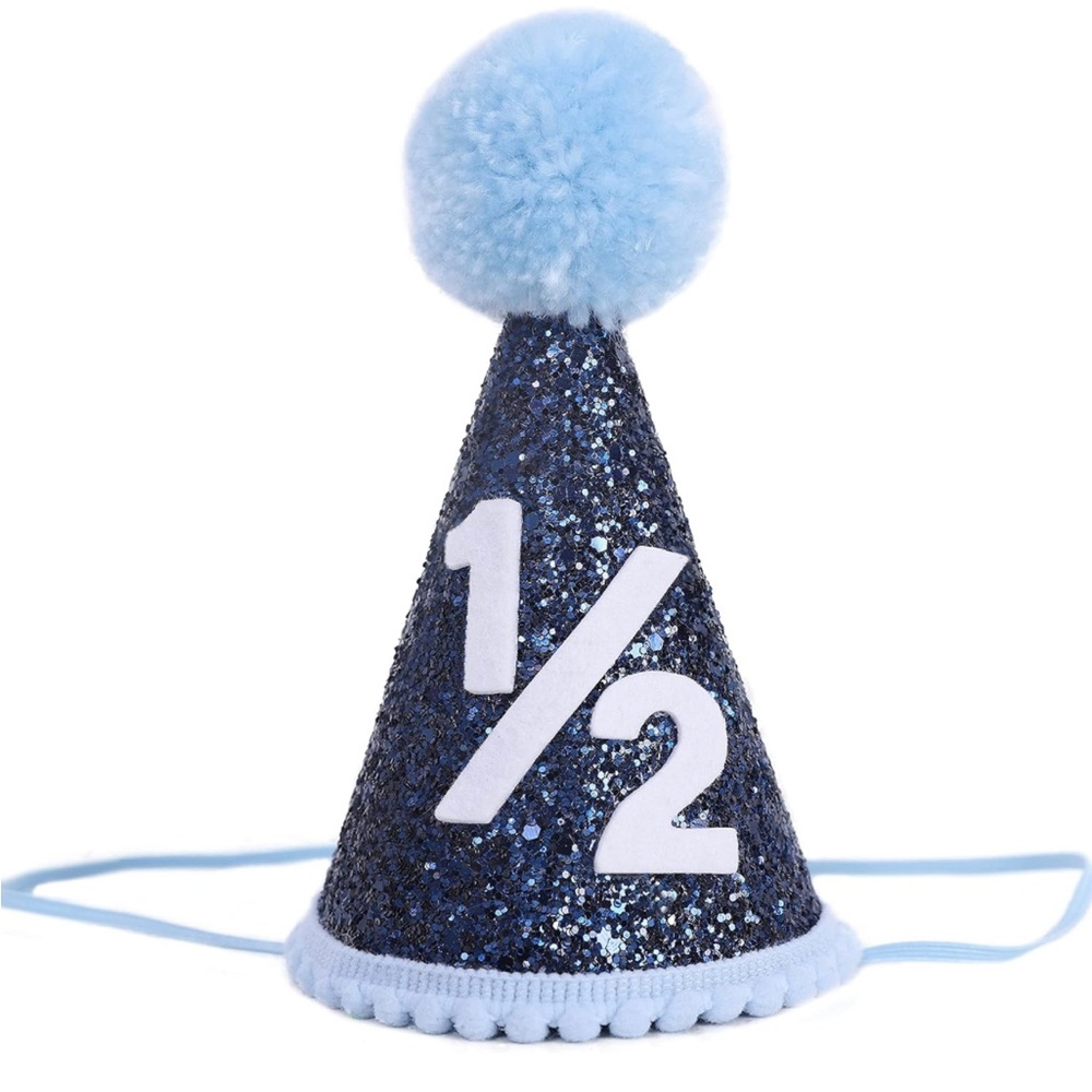 1/2 birthday hat for baby